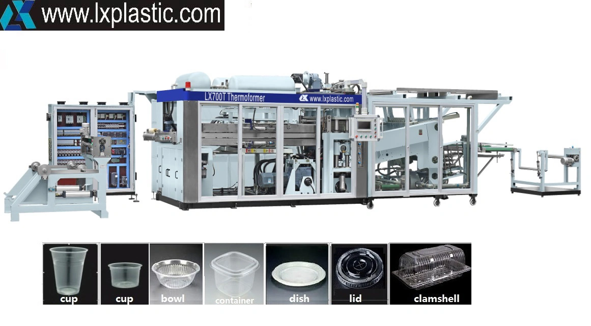 Water Milk Tea Coffee Cup Thermo Forming Machines