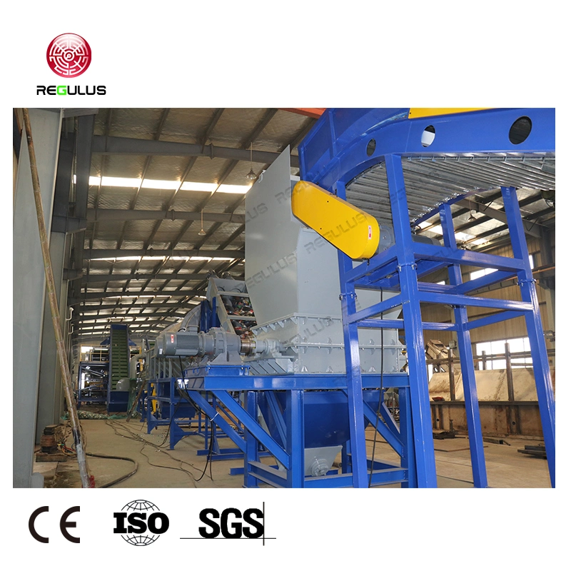 High Output Pet Panel, Bucket, Drum, Crushing Washing Dewatering Recycling Machine Line