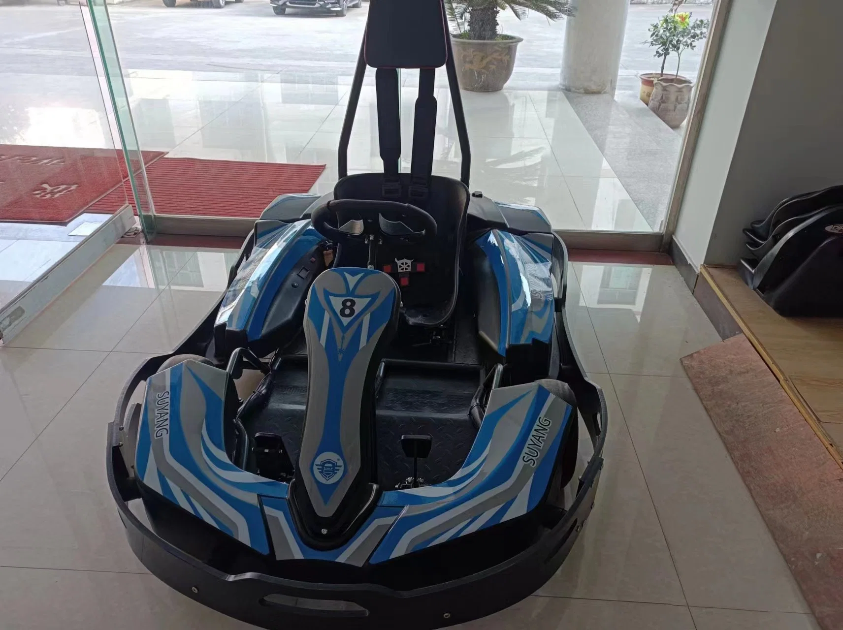 Suyang Cheap 3000W Electric Go Kart 48V22ah chumbo-ácido bateria adultos Mini Karting