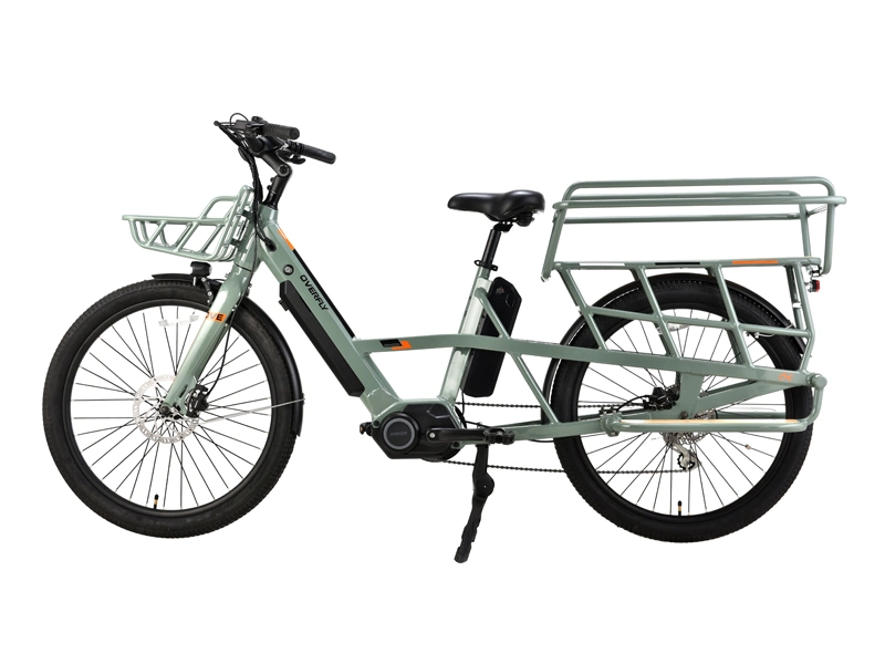 Сертифицированный OEM CE 2 колесный грузовой велосипед с венцовками Электрический грузовой велосипед для продажи