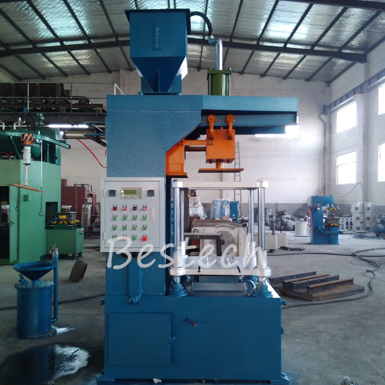 Cold Box Sand Core Making Machine for Casting Brass Parts Production