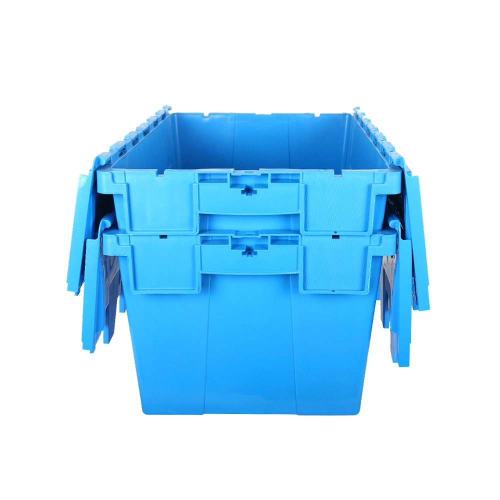 FDA Plastic Storage Crate Boxes in Garments Factory for Cut Garments