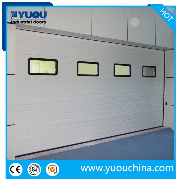 China Sectional Industrial Door with Window and Small Man Door