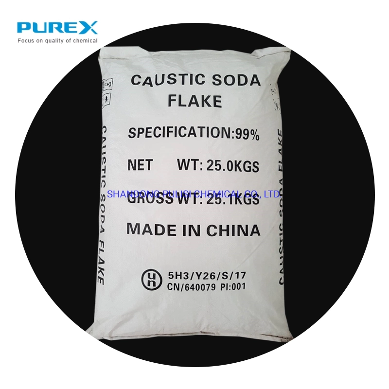 precio de fábrica de fabricación China de hidróxido de sodio Naoh Soda cáustica escamas