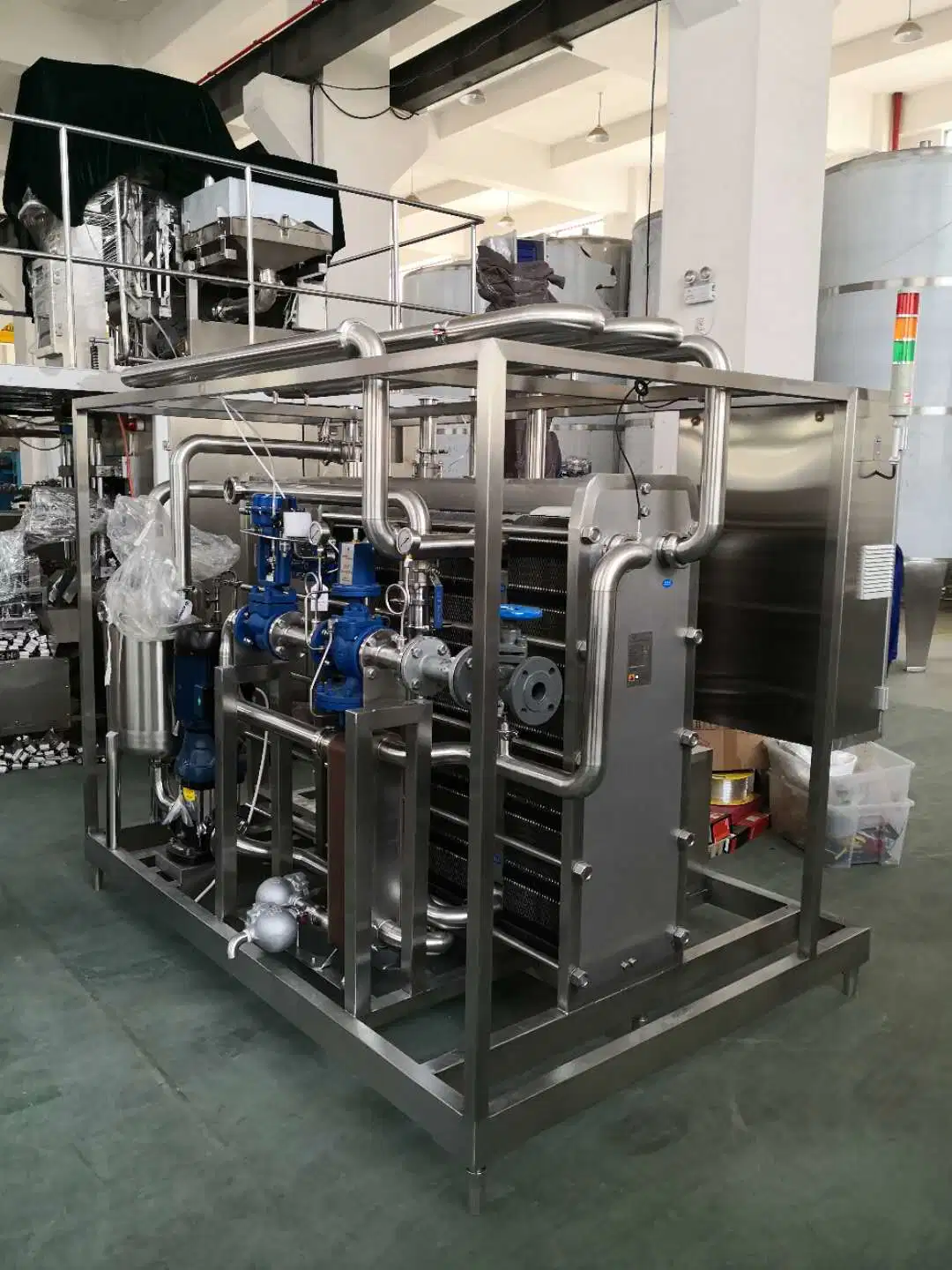 2022 Latest Energy Efficient Pasteurization Machine Plate Sterilization Machine