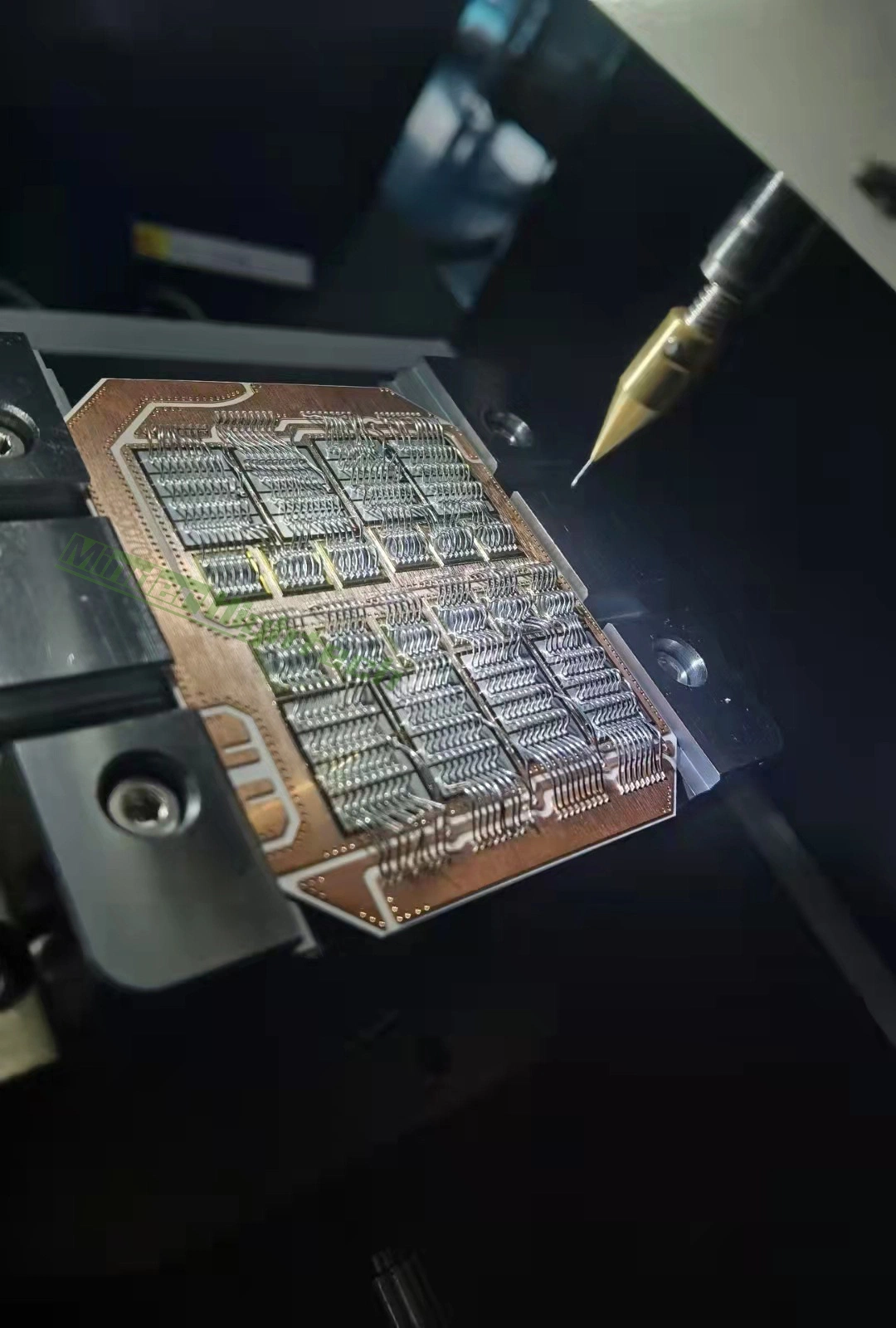 Chip do dispositivo de teste de resistência de soldadura da embalagem de semicondutores Dispositivo de teste Bond de empurrar e puxar com bola dourada