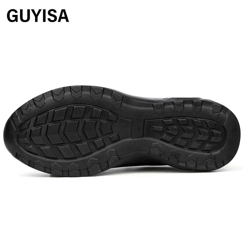 Guyisa High quality/High cost performance  Safety Shoes Steel Toe PU Bottom Outdoor Work Sports Safety Shoes for Men