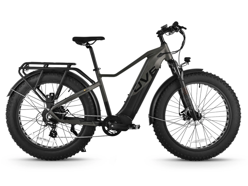 Hombre aleación de aluminio grasa eléctrica bicicleta con batería de litio