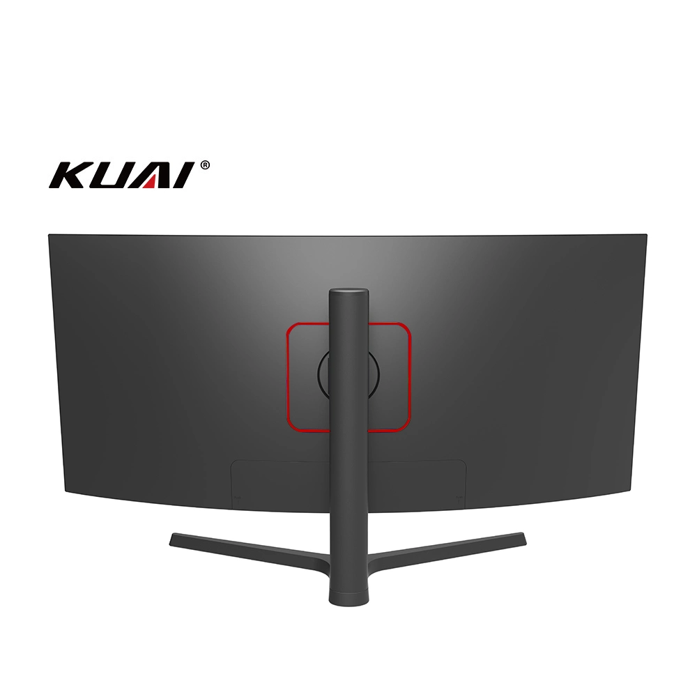 34 Inch Qhd Ultrawide Curved Gaming Monitor with 1ms Response Time and 165Hz Refresh Rate Zeroframe Lifting and Rotatable Stand 4K Monitor