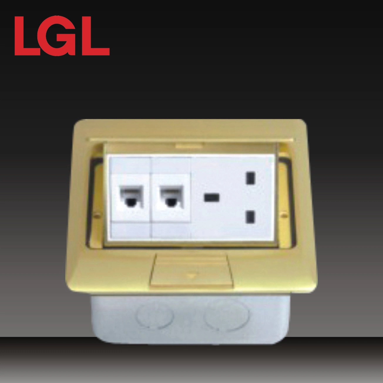 2 Gang Telephone Socket (HDC-5-3)