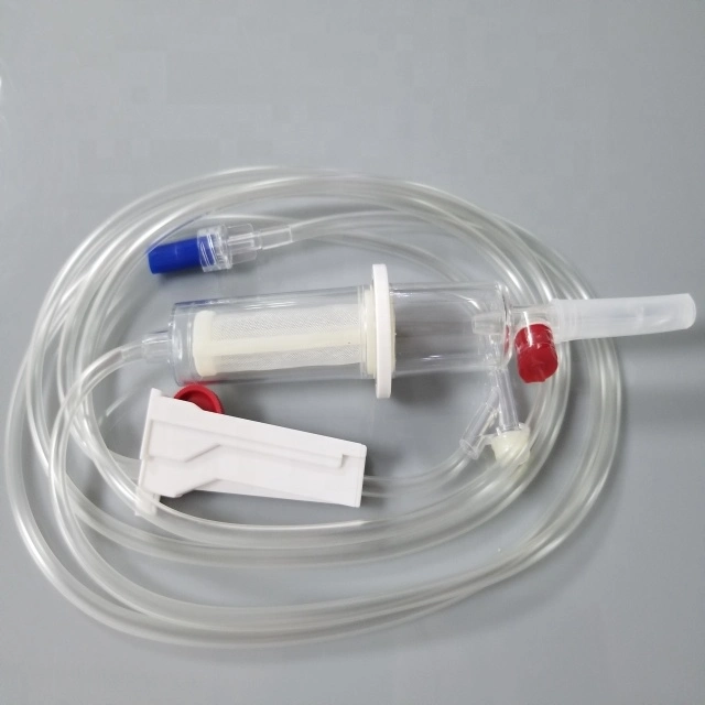 Transfusion Giving Set Eto Sterilized Blood Transfusion Set with Precise Filter