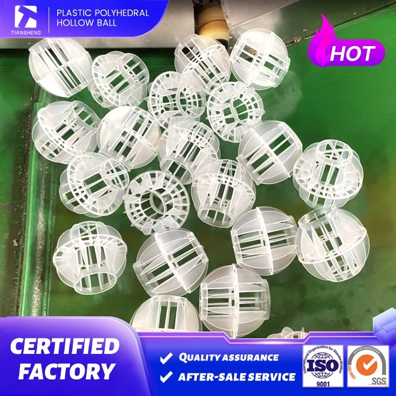 Plastic PP Packing Media Polyhedral Hollow Ball for Mass Transfer