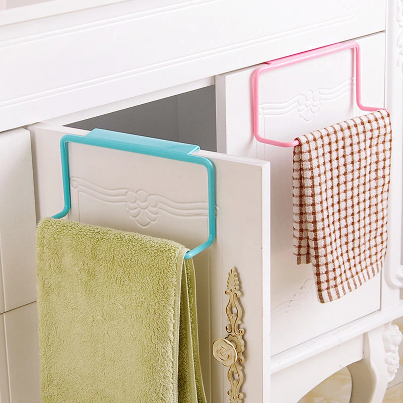 Kitchen Accessories Towel Rack Hanging Shelf Storage Organizer Rag Rack Bathroom Kitchen Cabinet Cupboard Holder