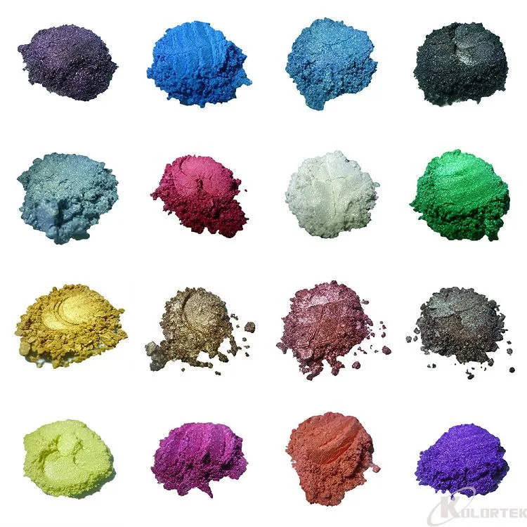 Kolortek Non-Toxic Powdered Pigments Set 24 Color Mica Powder for Epoxy Resin