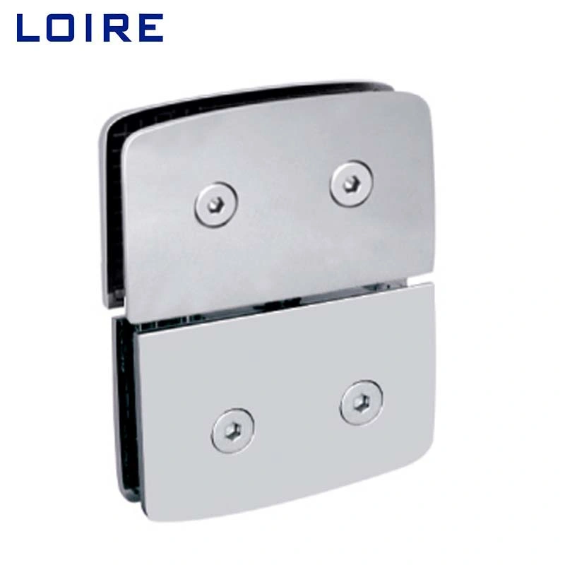 Self Closing Spring Function Glass to Fixed Transom Mount Shower Hinge