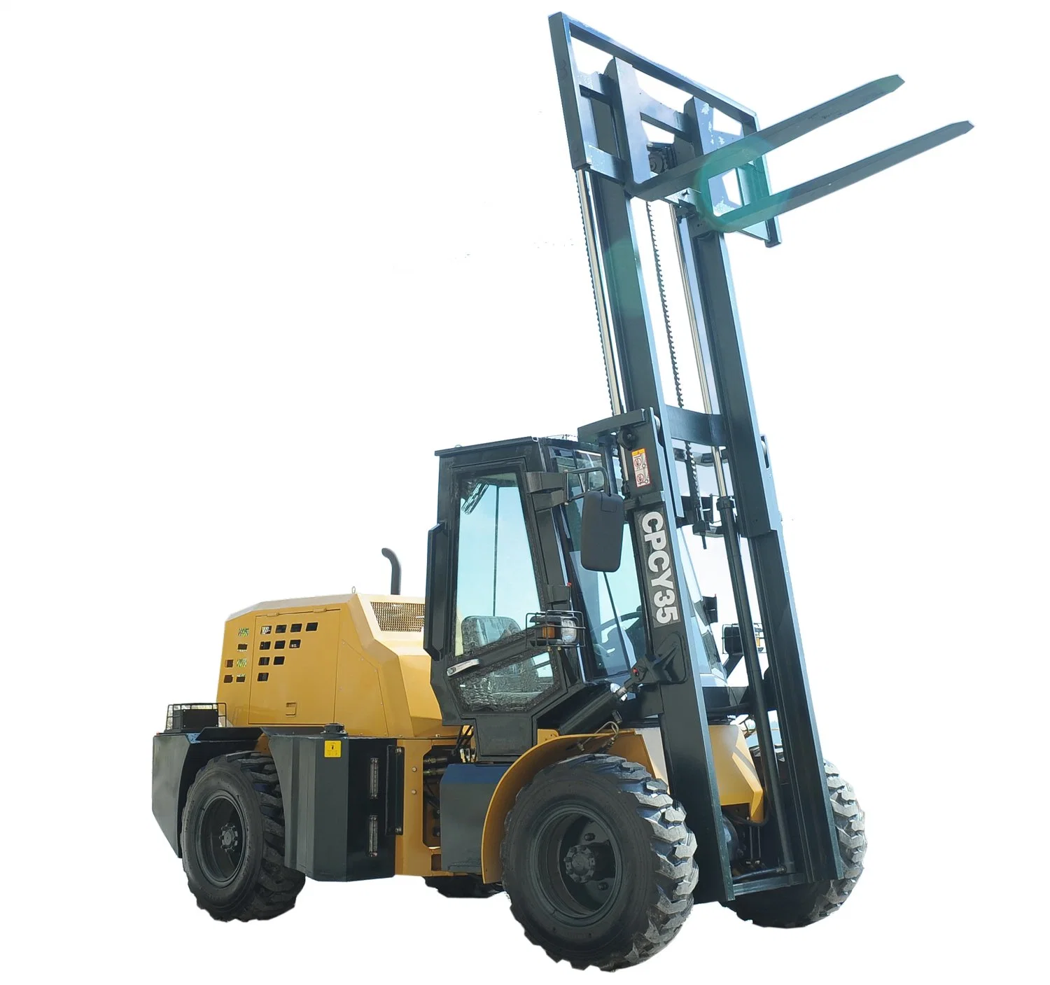 3.5t Ce Certified 4WD Rough Terrain Forklift