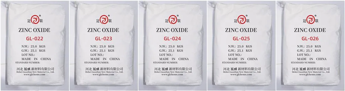 Oxyde de zinc de haute qualité ZnO utilisé dans le caoutchouc et le film moussant