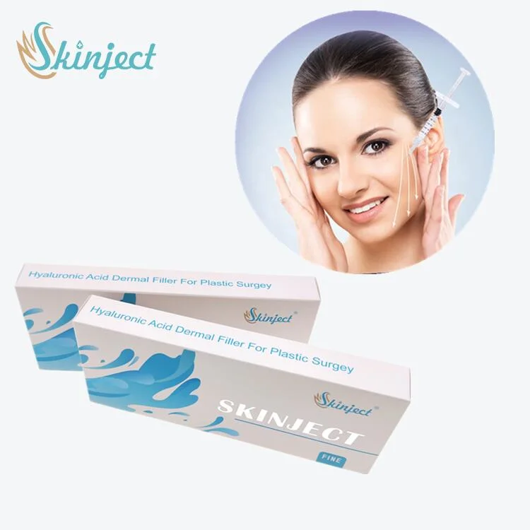 Skinject piel Filler frente Anti arrugas Huyaluronic Acid Gel Dermal Inyección de líquido de relleno