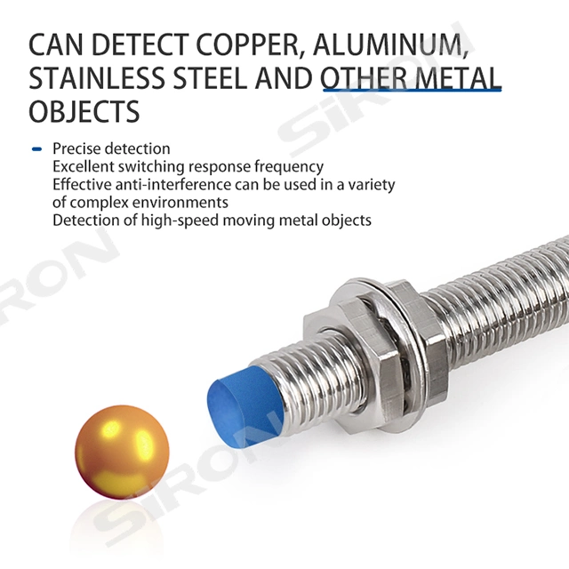 K041-10 Siron Automatización Industrial de sensor de proximidad inductivos detección de metales M8 Interruptor el interruptor de proximidad inductivos