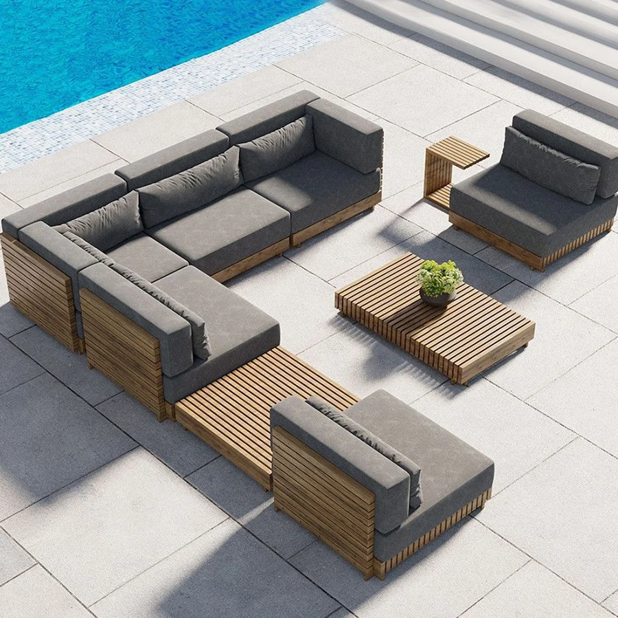 Low Price Luxury Modern Leisure Sofa Lounge Set Patio Garden Furniture Outdoor Sofa