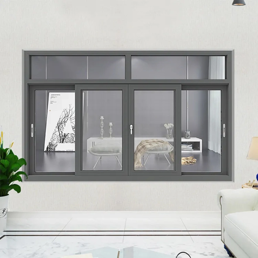 Factory Directly Wholesale/Supplier Sliding Windows Triple Glazed Hurricane Impact Windows PVC Sliding Window