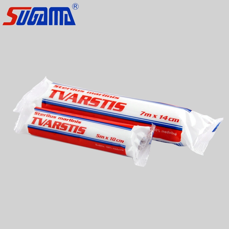 Disposable Sterile Cotton Absorbent Gauze Bandage Roll