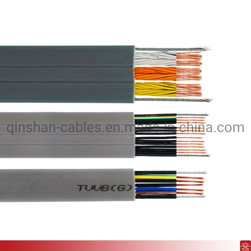 10core 12core 0.75mm 1.5mm Rubber Flat Electrical Copper Wire Cable Elevator Cable Parts