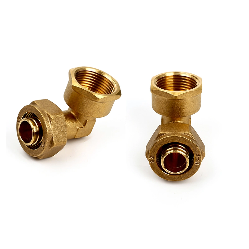 Sanitary Degree Union Connector Fittings List Elbow Brass Pipe Fitting with Set Screws