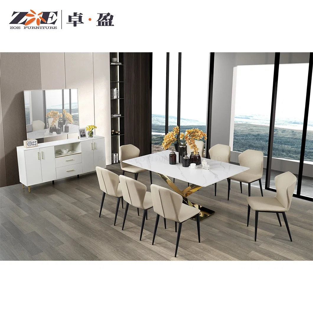 Utilisation d'accueil de gros de meubles de salle à manger moderne Table à manger de nouvelle conception
