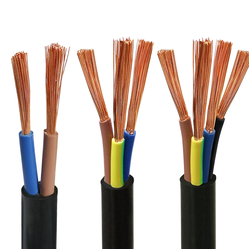 Rvv Flexible Cable 2*0.2mm 2*0.3mm 2*0.5mm Multi Conductor CE Cable Equipment Cable