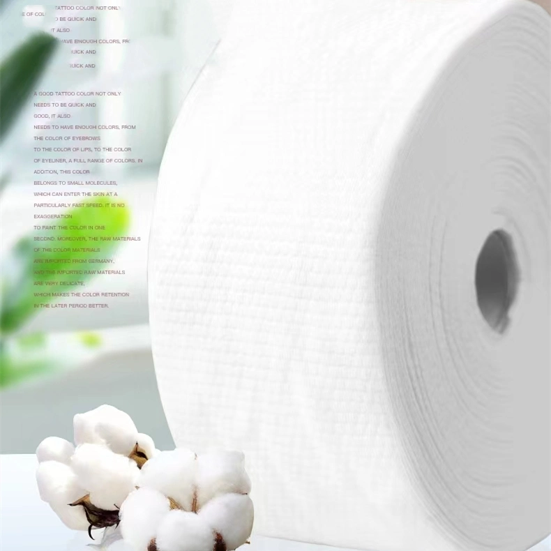 Woodpulp+PP/Viscose+Polyester Spunlace Nonwoven Fabric Used for Wet Wipes/Dry Wipes/Cleaning Products