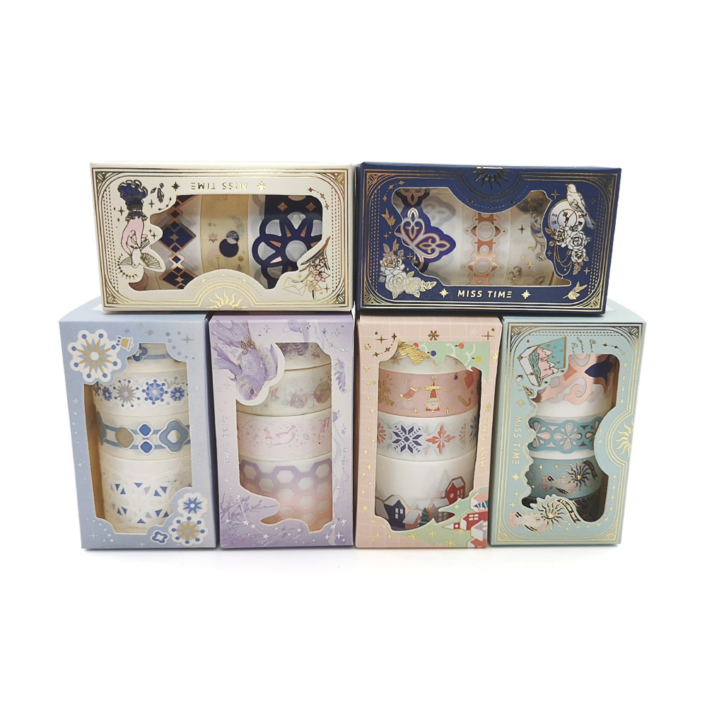 Hot Selling Writing Custom Printed Washi Paper Tape Set