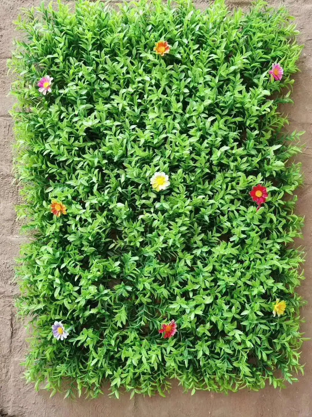 Wedding Vertical Artificial Green Moss Leaf Plants Grass Wall Fence Panel