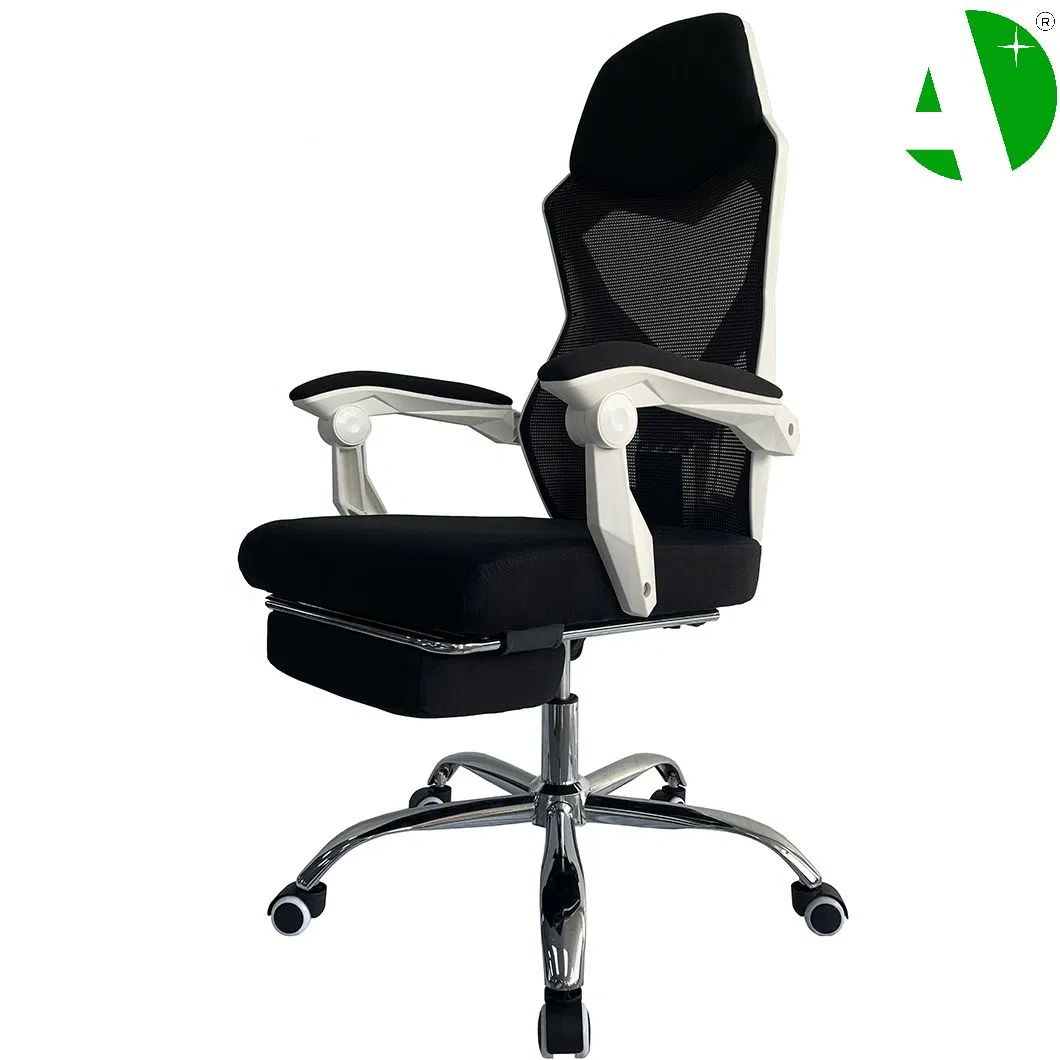 Plastique ergonomique haut de dos blanc mobilier d'école étude Hôtel extérieur Chaise de bureau de jeu Home NAP