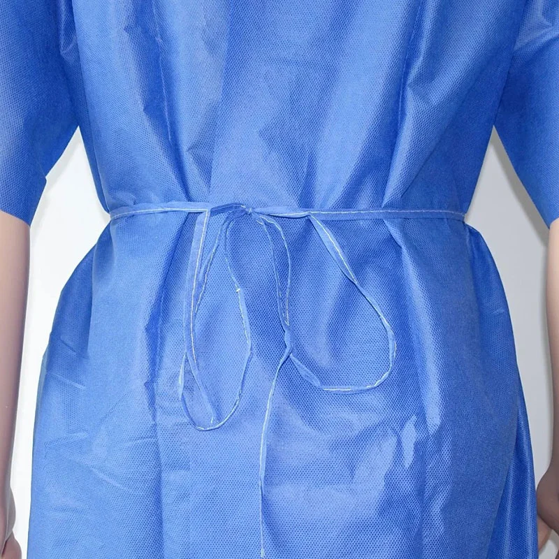 Doctor Dental Patient/Thumb Loop Operation/Protective/Exam/Visitor/SMS/PP/Sterile Scrub Disposable Nonwoven Medical/Hospital/Surgeon/Surgical/Isolation Gown