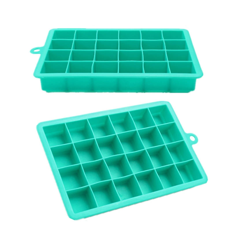 Large Size Custom Flexible BPA Free Silicone Ice Cube Trays for Kitchenware