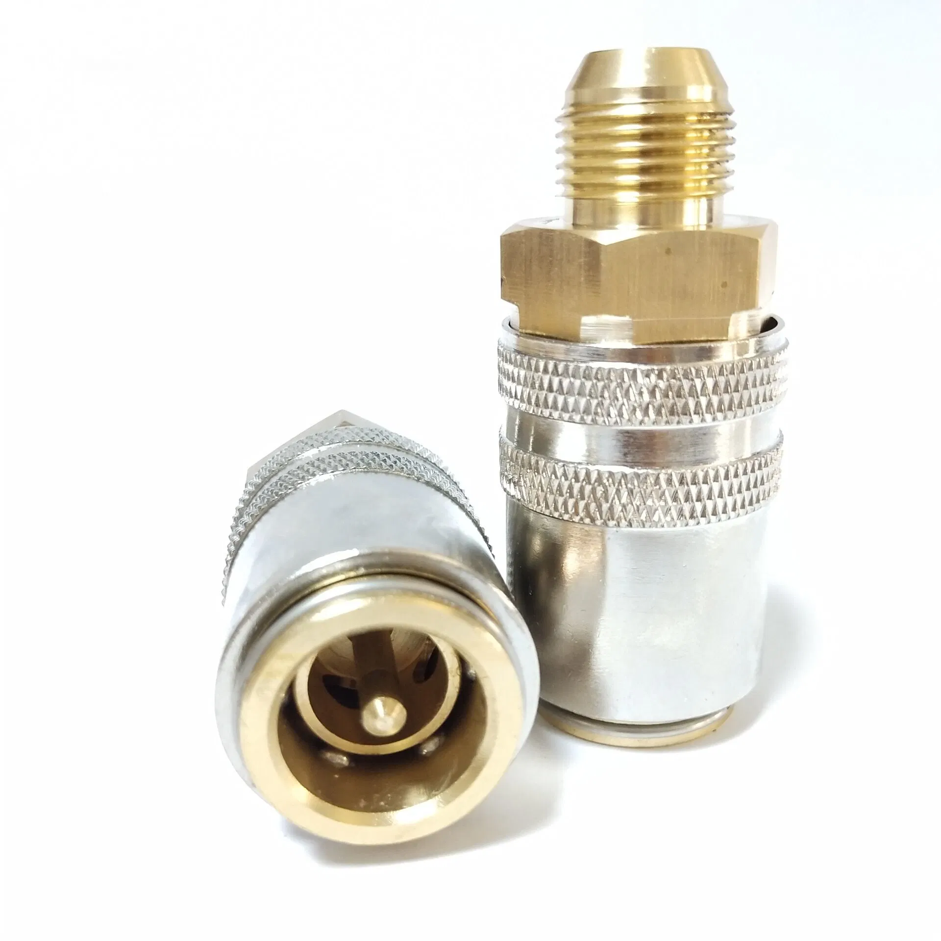 Pneumatic Use 3/4 Stainless Steel and Brass Water Quick Release Air Coupling Valve From Mold Fitting Parts