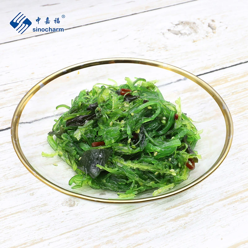 Sinocharm Brc a Factory Price 1kg Pack Chuka Wakame Frozen Seafood Frozen Seaweed Salad