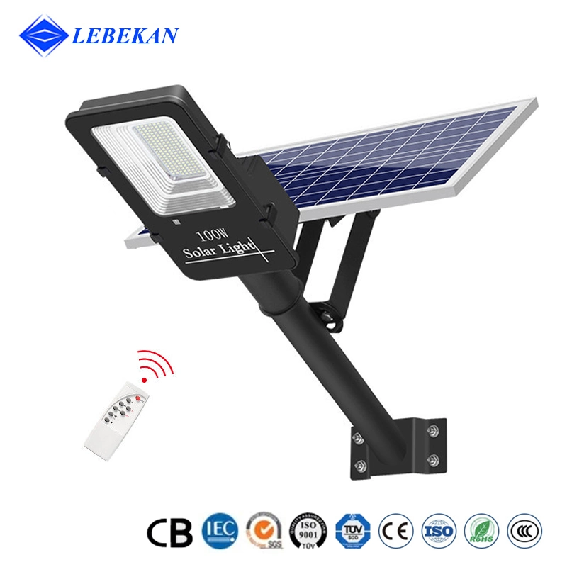China Supplier Wholesale/Supplier Price Home Lighting System 100W 150W 200W 300W Outdoor Garden Floodlight IP66 6500K LED Street Solar Lamp
