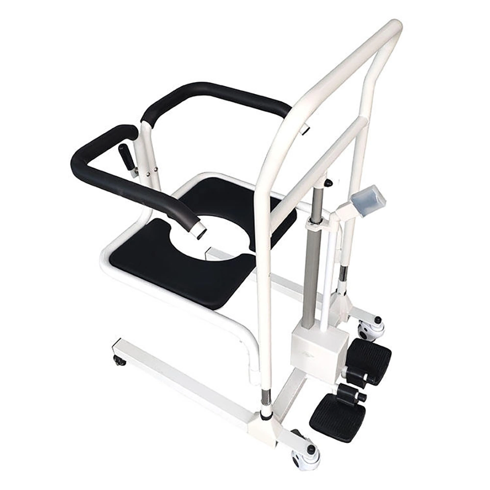 Médico grossista Icen Wc cadeiras de rodas eléctricas portáteis mover a roda de Enfermagem Cadeira Commode elevação de transferência para idosos