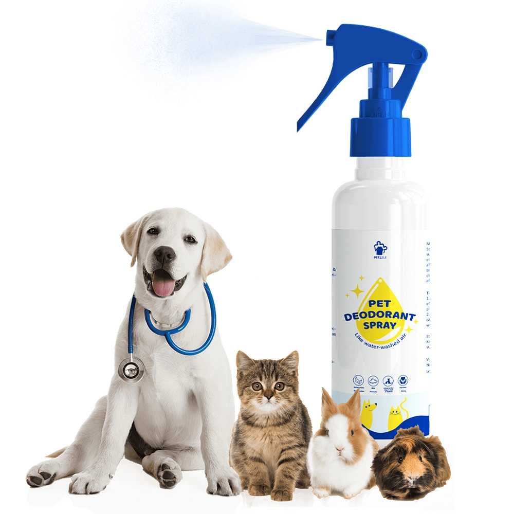 Melhor spray desodorizante para cães da Weller Cat para o corpo das patas dos animais Material ambiental para animais de estimação