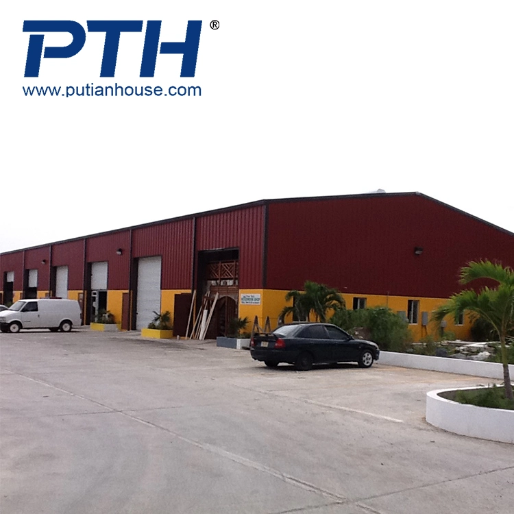 Prefabricated Building Project in India Steel Structrue for Warehouse