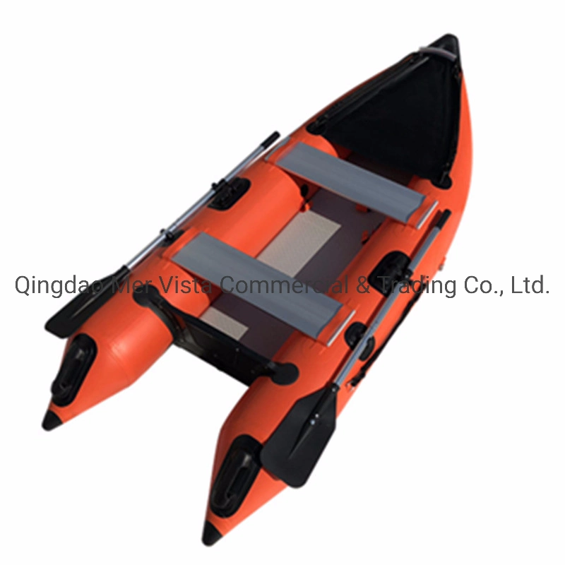 China Canoa hinchable de PVC resistente plegado 365 Pesca Kayak de 2 personas