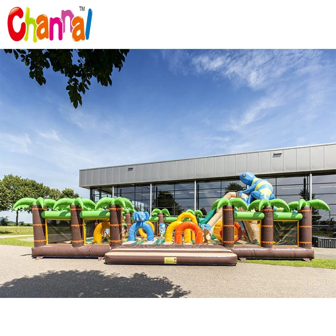 Jungle Theme Inflatable Indoor Park Giant Inflatable Soft Play Park