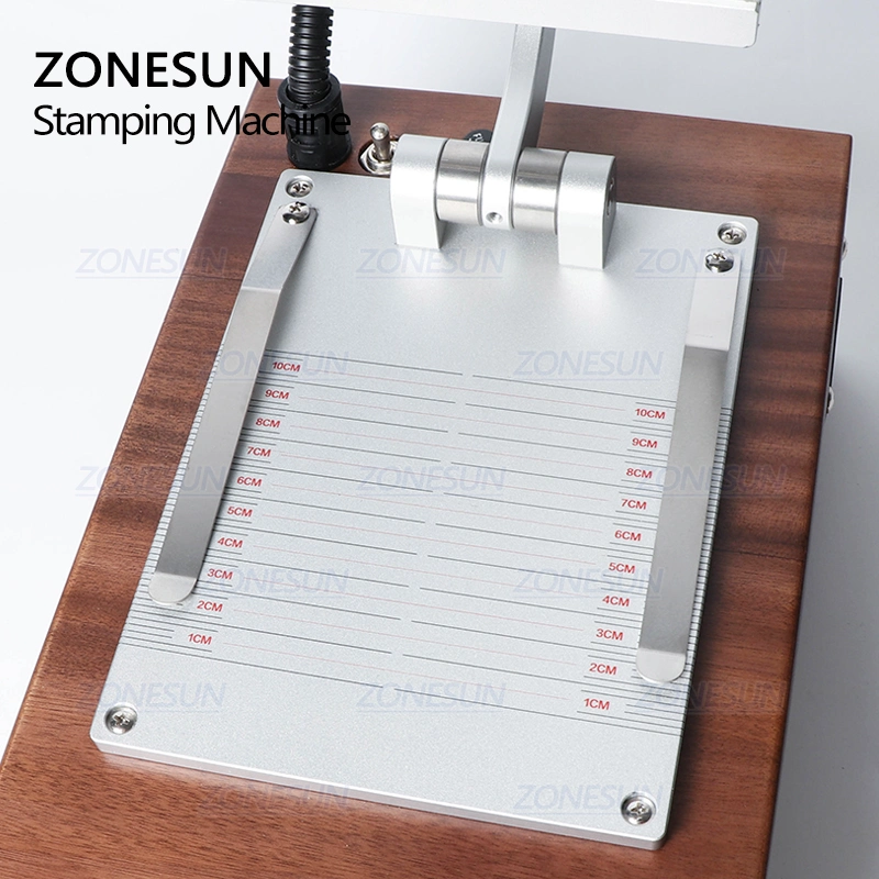 Zonenun Zs-110c Neue manuelle Prägung Leder Papier Holz Maschine Wärme Drücken Sie Maschine Buchstaben Hot Foil Stanzmaschine