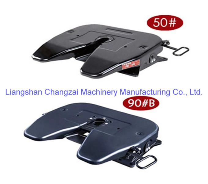 China Manufacturer Truck Trailer Parts Traction Seat Assembly Fifth Wheel Stamping 50mm/2" and 90mm/3.5"