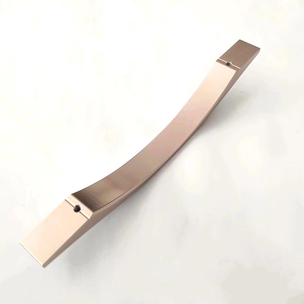 Brass Color Rose Gold Square Pull Hardware Furniture Cabinet Door Pull Handles