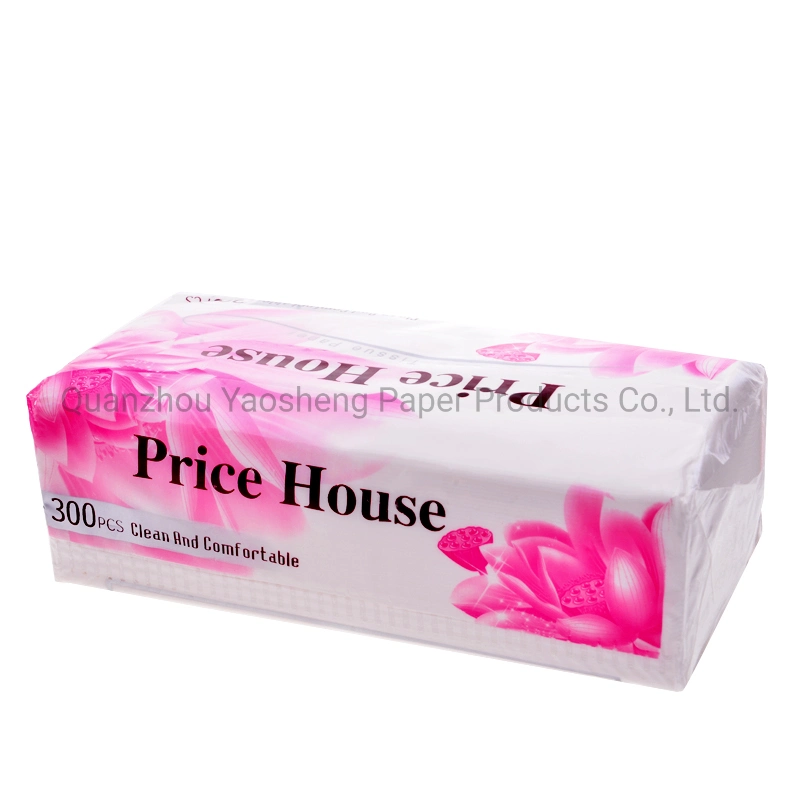 China Manufacturer High Quality Eco-Friendly Interfolded Facial Tissue Paper Soft Touch Tissue