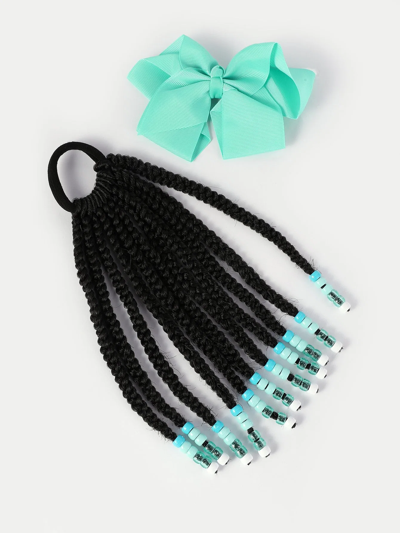 Children's Hair Accessories Chemical Fiber Wig Bow Luminous Children's Hair Accessories