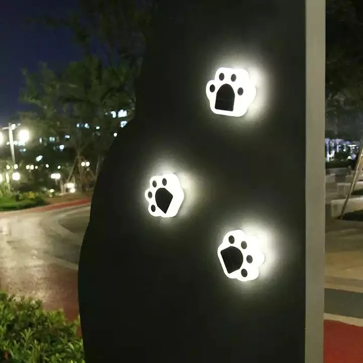 Outdoor LED Solar Lampe Bear Paw Garten Rasen Licht Dekor Landscape Underground Light IP65 Wasserdichte Lichtsteuerung für Patio Park